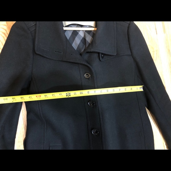 Burberry Brit Wool Blend Trench Coat - Picture 9 of 13